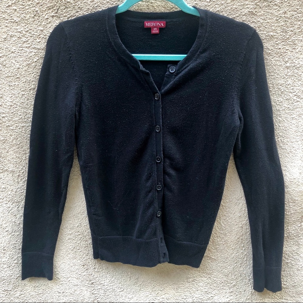 Black Merona Cardigan